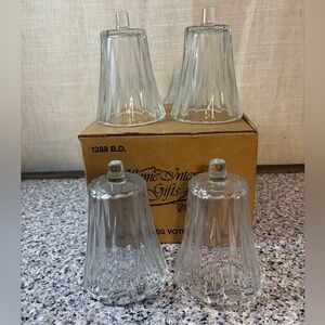 NEW Set Of 4HOMCO Home Interiors 1288-BD KIMBERLY PEG Votive Cup Candle Holders